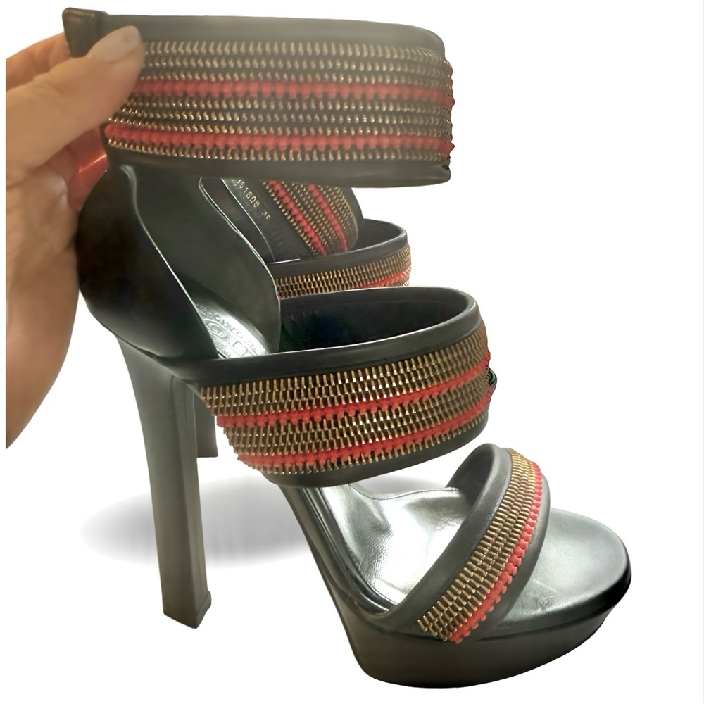 Alexander McQueen Sky High Beaded Sandals